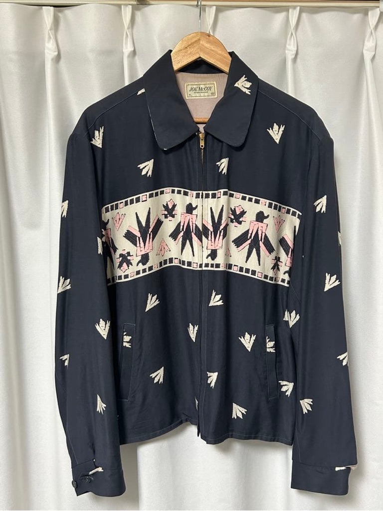 [Deadstock] The Real Mccoyâs Rayon Thunderbird Blouson Size Xl